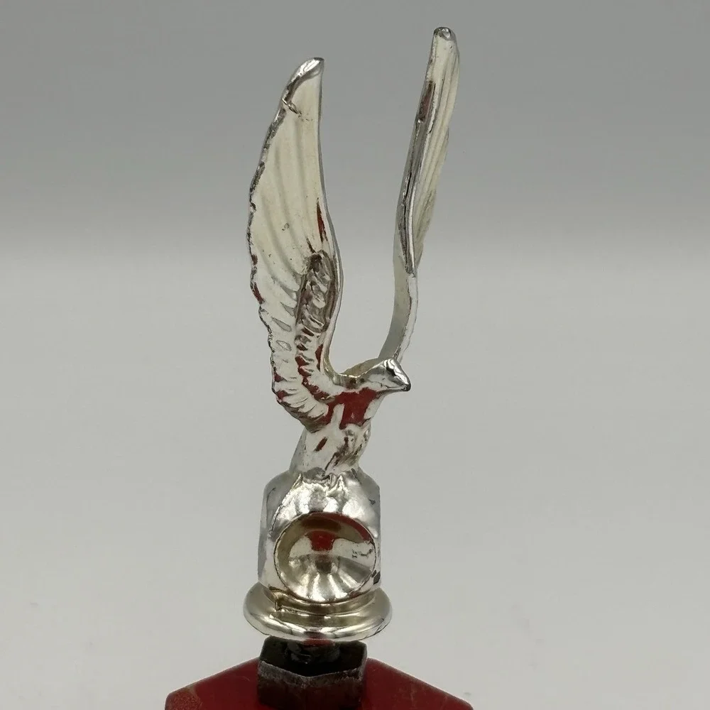Vintage Silver‎ Metal Majestic Eagle Trophy Topper 2.75